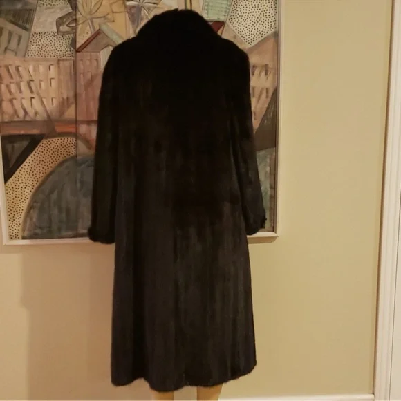 Genuine monogamy mink vintage full length coat - Picture 4 of 11